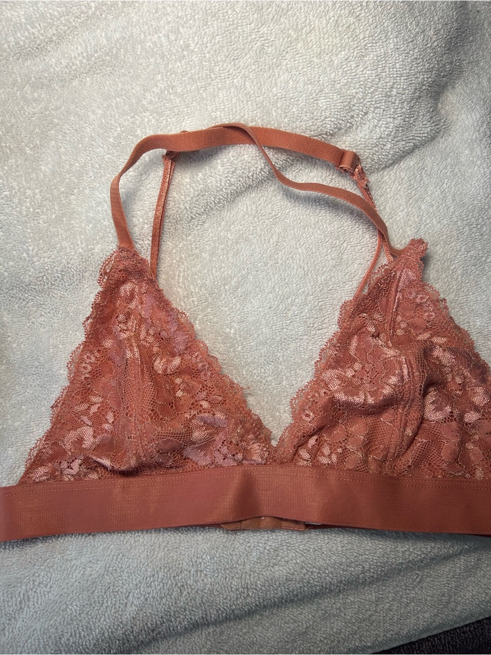 Cotton On Lace Bralette in Dusty Rose